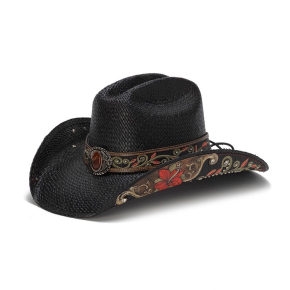 Stampede Hats Accessories - Stampede Hat - Genuine Panama Straw Western Hat